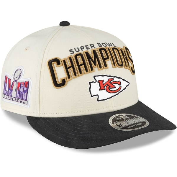 Kansas City Chiefs Super Bowl 2024 Locker Room 9fifty keps [kk] Beige One size