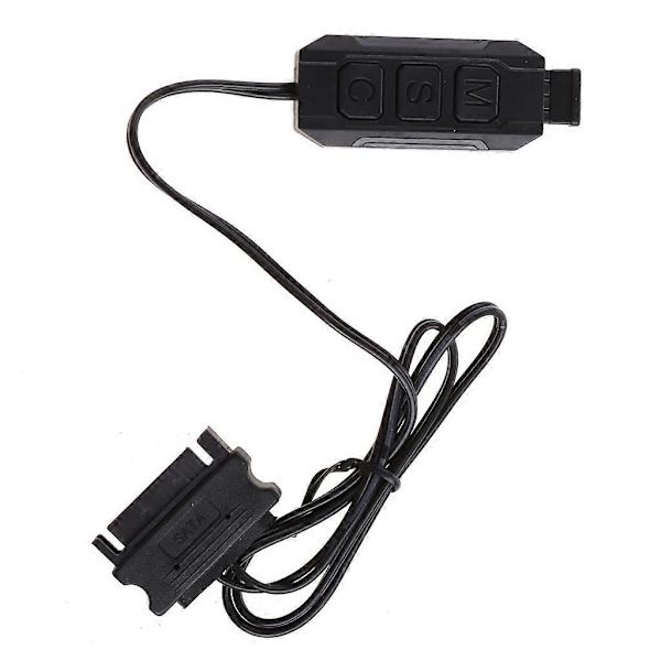 ARGB Controller 50CM Bred Kompatibilitet 5V 3Pin til Sata Strømforsyning Kontrol[D]