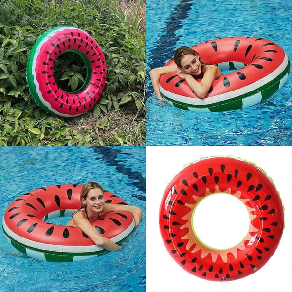 Uppblåsbar Pool Float Badringar Badring Uppblåsbar Poolleksak Float för Poolpartyn Strand[WSY] 60