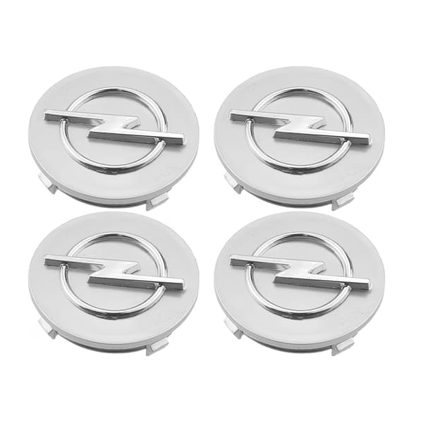 Opel Centerkapsler 4-pak B[D] 62 59 mm - Silver