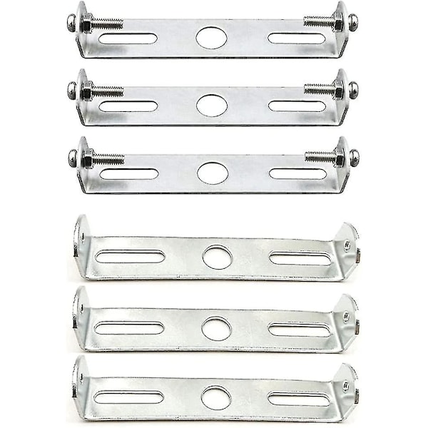 6 stk. Loftlampe Beslag Loftlampe Plade Holder Loftlampe Plader 95mm Med Skruer Loft Tilbehør Belysning