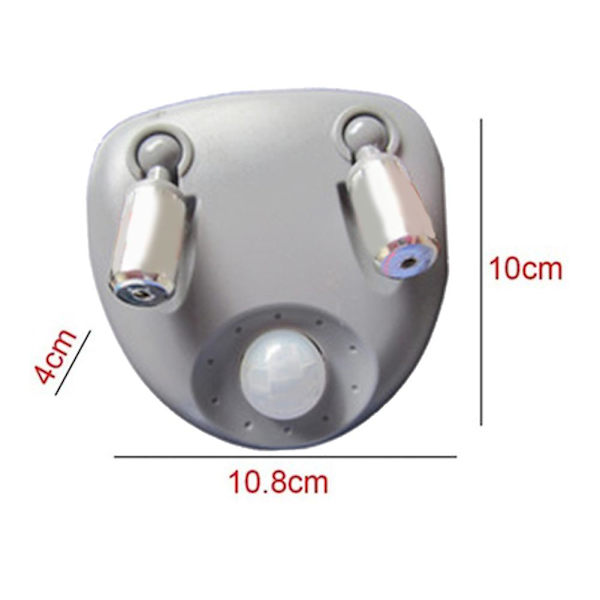 Garage Parkeringshjælp Auto Parkeringssensor Dobbelt Hoved Assistent Guide Stoplyssystem[D] EU Plug