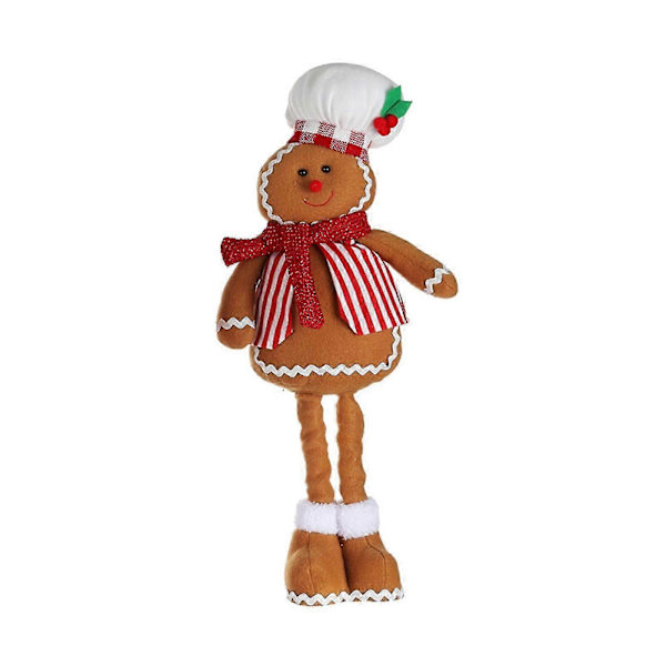 Julepyntdukke til skrivebordsbordpladeudstilling [D] Gingerbread