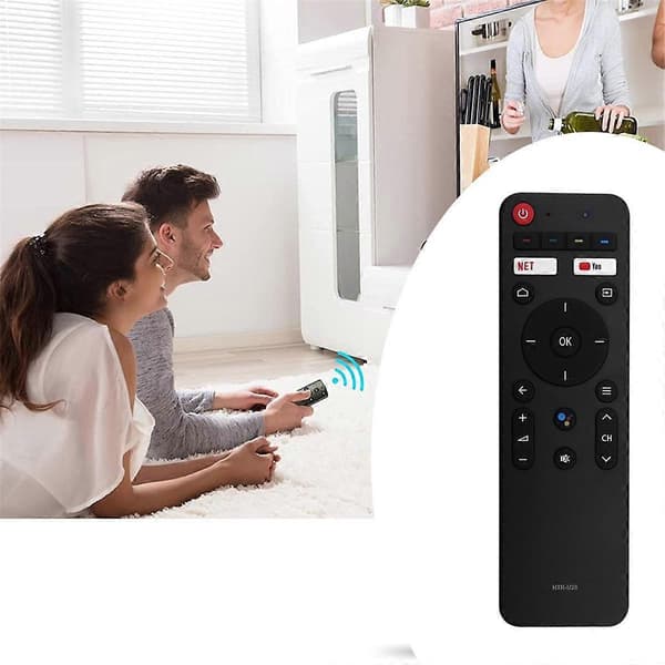 -U28 Erstatningsfjernkontroll for Smart Android TV LE40K6600G H50S6UG[D] Black