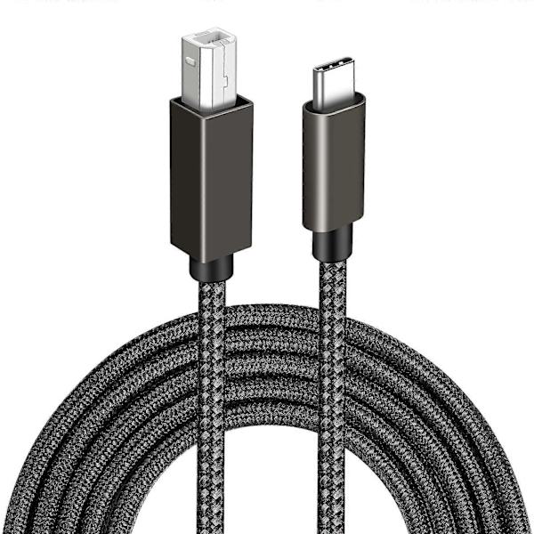 USB B - USB C-skrivar kabel