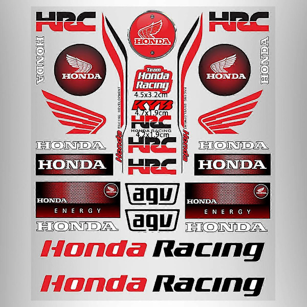 Dekaler för Honda Motorcykel Tank Logo Kit FG095