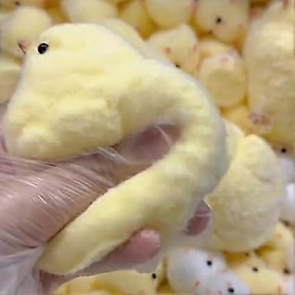 Kyckling Squishy Leksak, Handgjord Taba Squishy Leksaker, Ultra Mjuk Kycklingformad Klämleksak, Fluffig Kycklingformad Sinnesleksak, Squishy Leksaker för Att Lätta på Stress