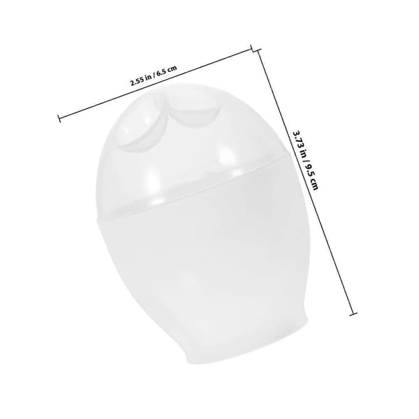Mini Munankeitin Pyöreä Höyryttävät Munat Kotikeittiö 6kpl Valkoinen[D]