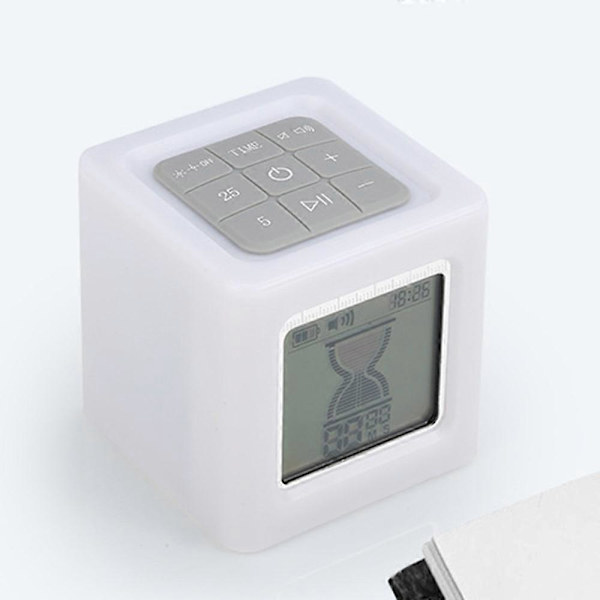 Cube LED Timer Køkken Madlavning Læring Timeglas Timer Glødende Natlys Nedtælling Arbejde Træning Tidsstyring Ur[D]