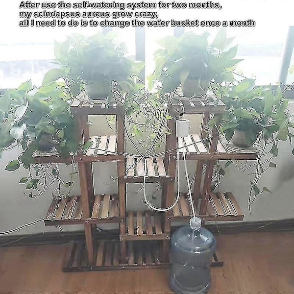 Automatisk vanningskontroll for blomster og planter - Hjemmedrippvanningssystem med pumpetimer - Hageverktøy