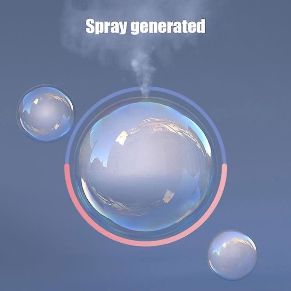Elastisk Smog Boblemaskine Bobleblæser Sundt Smog Boblelegetøj til Børn[D] Pink Magic Wand