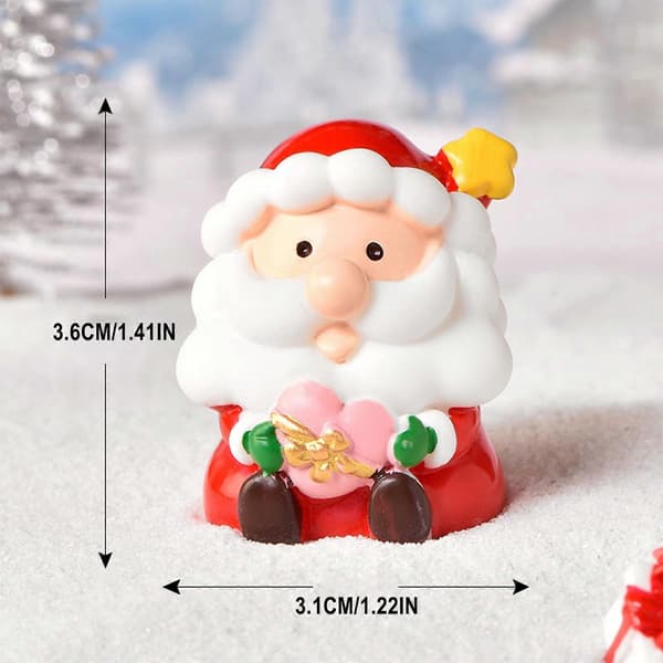 Leksaker för barn, Glad Jul, Jultomte, Snögubbe, Sött Par, Snöprydnad, Leksaker B[D] A