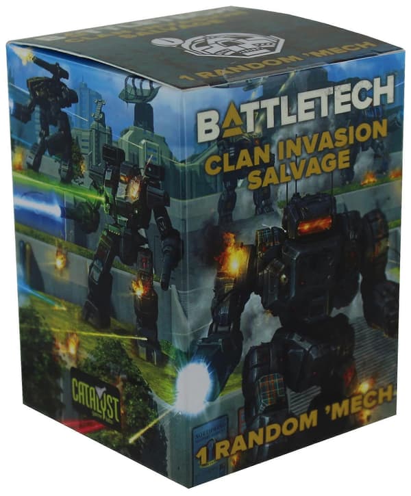 Battletech: Clan Invasion Salvage Blind Box (1 Slumpmässig 'mech)[D]