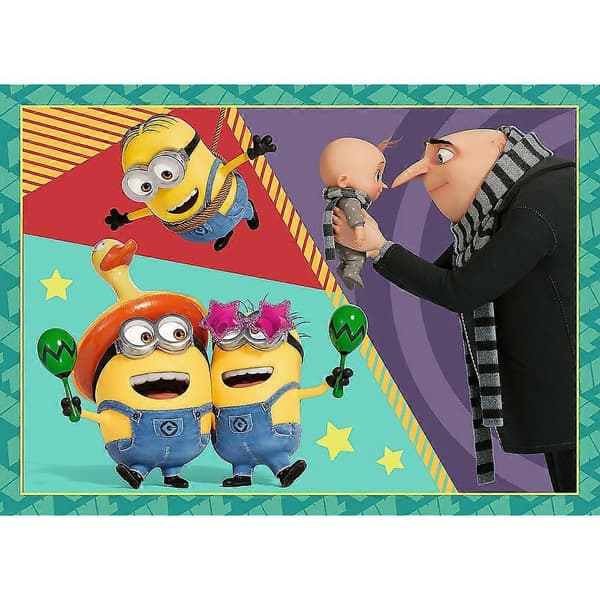 Minions Pussel Set 4 i 1[D] 8X6.5X0.25cm
