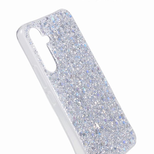 For Samsung Galaxy A15 4G/ 5G Cover - Stødsikker, Glitrende TPU-etui Silver