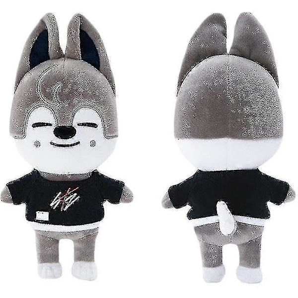 Tegnefilm Stray Kids Skzoo Plys Legetøj 21cm Peluche Fyldt Dukke Bbokari Wolf Chan Leebit Dwaekki Jinir