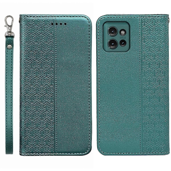 Til Motorola Edge 50 5G Telefon Cover [D] Multicolor Green