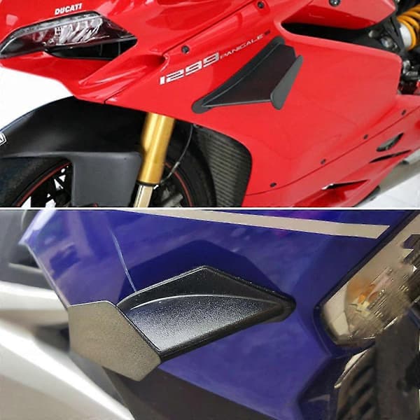Motorcykel Dynamisk Vinge Sæt Til Honda Suzuki Yamaha Kawasaki Hvid[D]