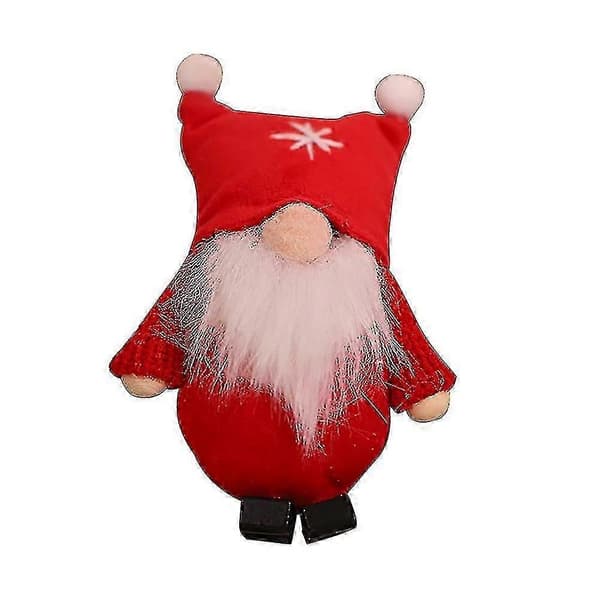 Jul Tomte Santa Docka Hängande Prydnad Hemfest Julgran Dekor[D]