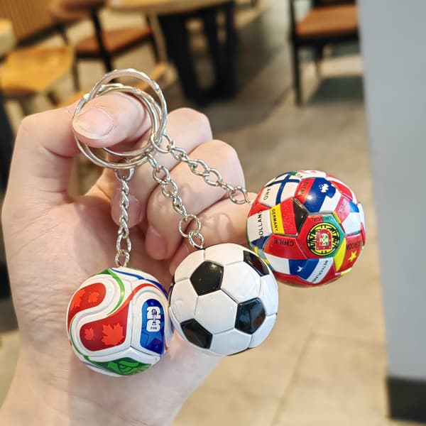VM Fodbold Nøglering, Unisex Tilbehør, Supportergave