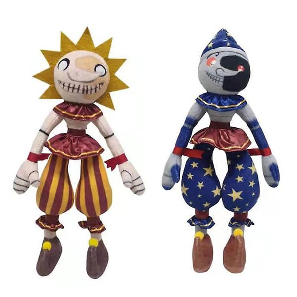 Sundrop Moondrop Fnaf Plys Blød Dukke 28cm[D] Moondrop