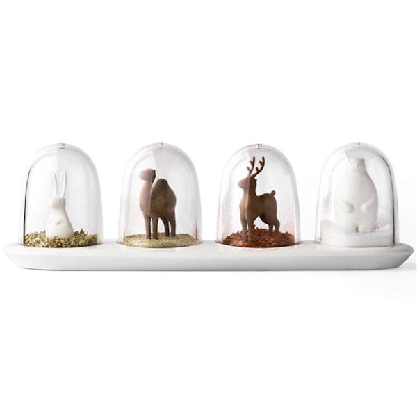 Söderberg 4-pack Kryddströare med Djurmotiv för Köket[D]