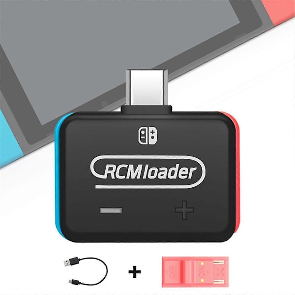 V5 RCM Loader Auto Clip Jig Verktøy for Switch NS Konsoll med USB Kabel Innebygd Program Black