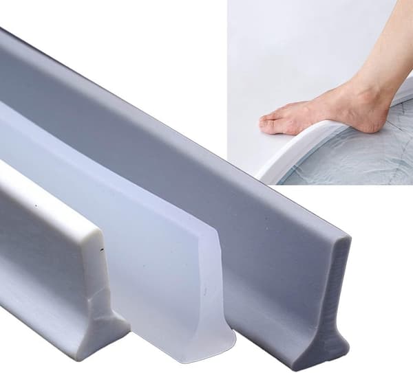 Selvklebende dusjforheng - 2m lang[D] Vit white