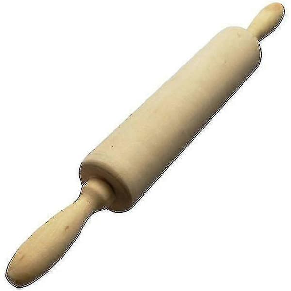 Mini kjevle i tre, non-stick overflate, trehåndtak [D]