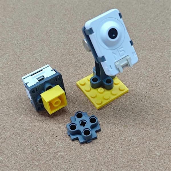 Clip-B Brick Kit Multifunktionelt Kit Bagklips Kraveklips Reservedele til M5Stickc Unit IoT-enheder[D] Dark Gray