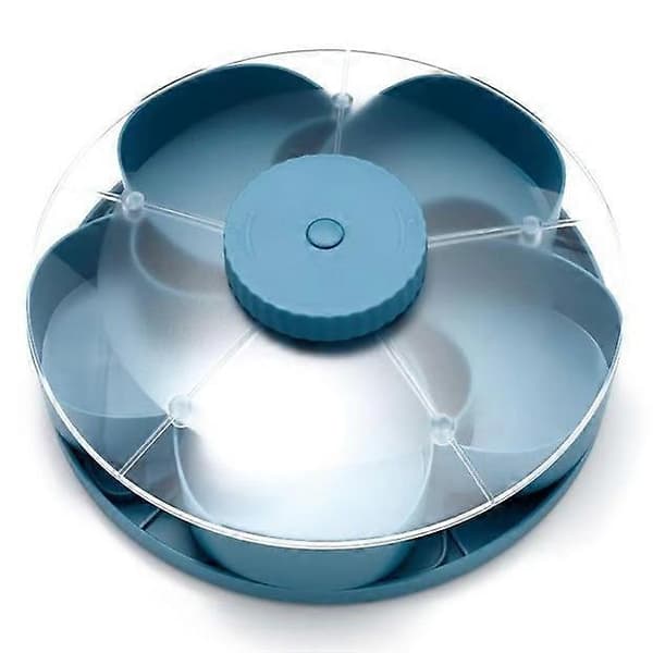 Roterende serveringsfat med rom - Blå (D) Blue