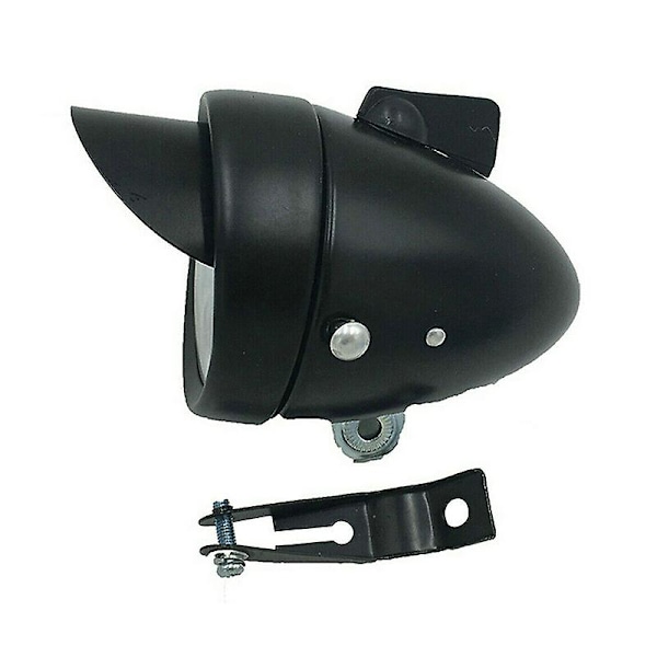 Retro Cykellampa LED-lampa Framstrålkastare Dimljus Klassisk Stil Cykelficklampa Säkerhet Nattkörning Ficklampa Black China