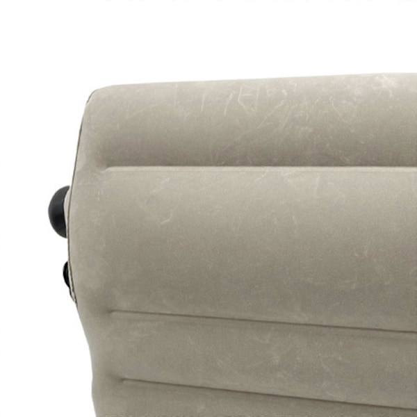 Uppblåsbar Kilkudde Uppblåsbar Benkudde för Läsning Kontor Säng[D] Gray 39cmx38cmx14cm