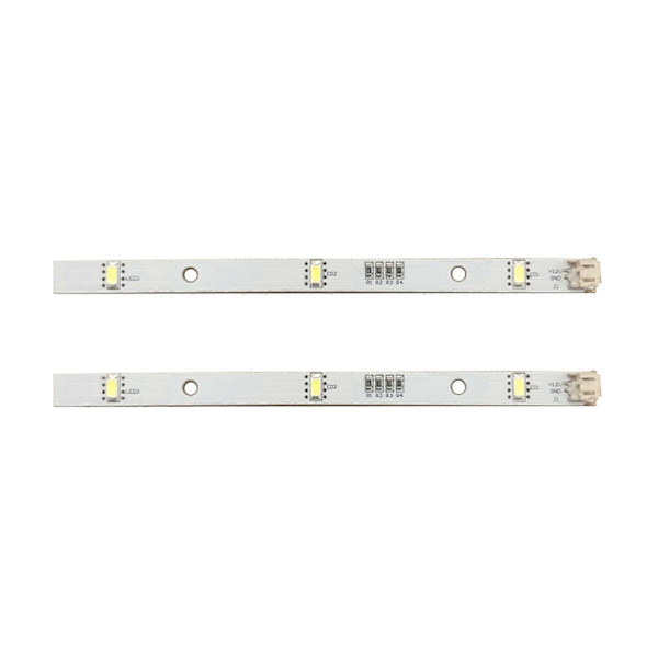 2x LED-remsor för Rongsheng Hisense Logik Kylskåp/Frys MDDZ-162A 1629348
