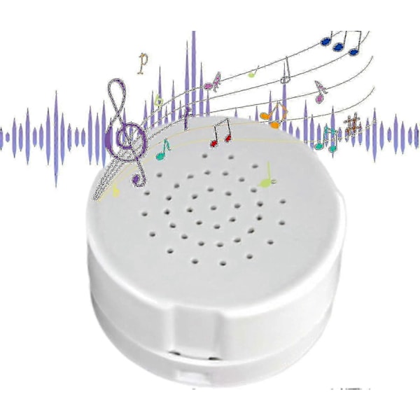 Röstinspelare för Nallar Tryckbar Inspelningsbar Röstlåda Inspelningsmodul 30 Sekunders Inspelare för Plyschdjur Plyschleksak Kudde white (Pack of 1)