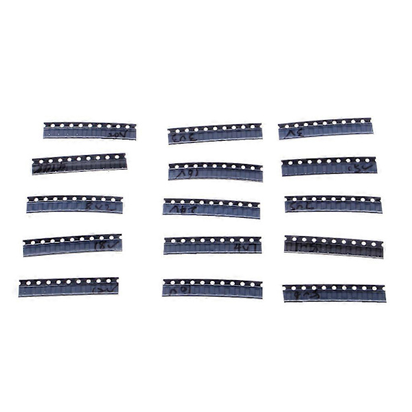 150 st SOD123 15 Värden 1206 0.5W SMD Zenerdiod 3V-24V 1N4148 Sortimentskit[D]