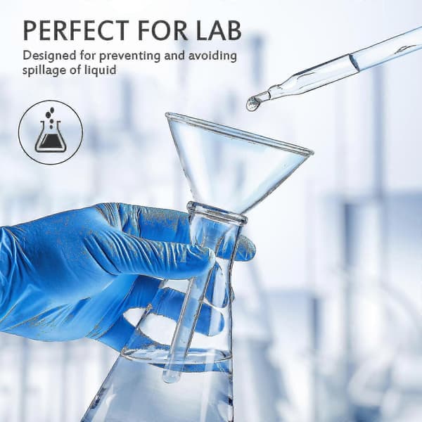 4stk Laboratorieglas Trattar Skolundervisning Trattar Kort Stam Experiment Trattar Klara Trattar[D]
