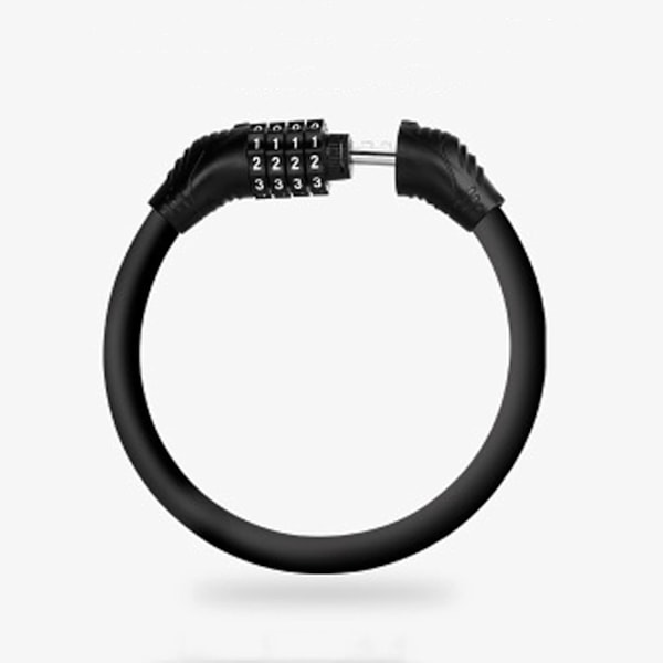 Digit Återställbart Kabel Lås för Cykel, Mini Bärbar Cykellås, Återställbart Cykellås, Väderbeständigt Stöldskyddande Cykellås (Grön)