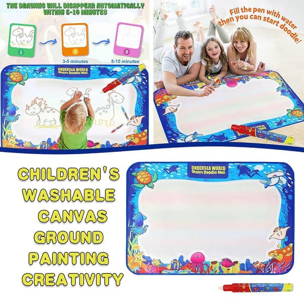 Hot Experiments Science Kits STEM Aktiviteter Science & Exploration Sæt Doodle Måtte Måtte Børn Maleri Skrivning Doodle Board Legetøj Farve Doodle 1[D] A