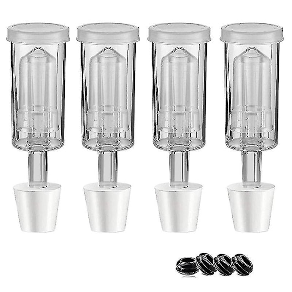 Fermentation Lids Airlock Kit With 6stopper, Locks Fermentation Airlock Beer Wine Kombucha Brewing K