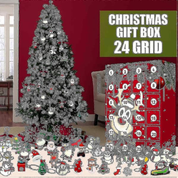 Julekalender 2025 Jule nedtælling 24 dages overraskelse blind box[D]