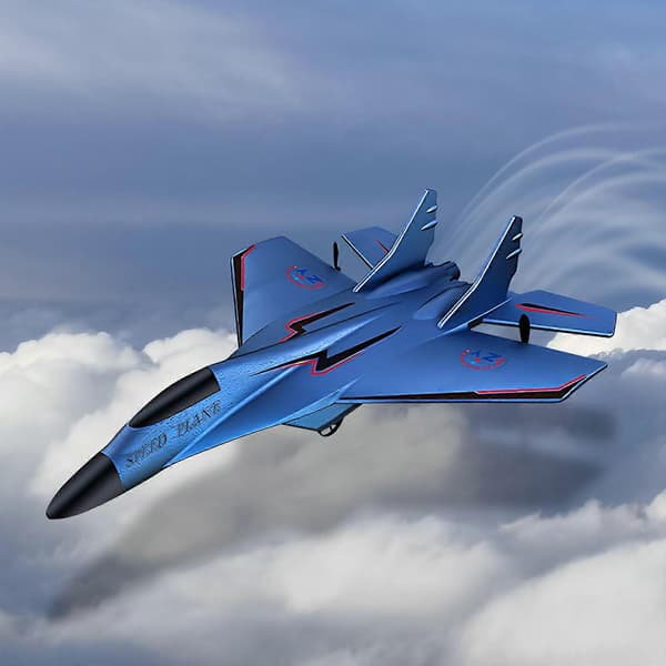 RRCSS Glidflygplan Falltåliga Barnmodeller RC Flygplan[D] Blue