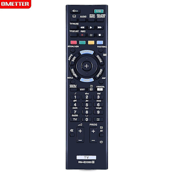 Uusi RM-ED060 Korvaava Kaukosäädin Sony TV:lle KDL-42W815B KDL-42W817B KDL-42W828B [ HY]