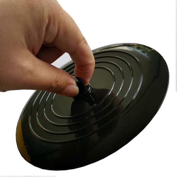 Vaskeprop Silikone Sort 15 cm Sort 15 cm[D]