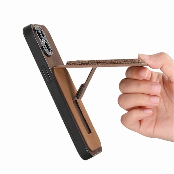 Til Nothing Phone (2a) Etui med Præget Mønster, Kortholder, Støttefod, Læder Bagcover [D] Multicolor Style F