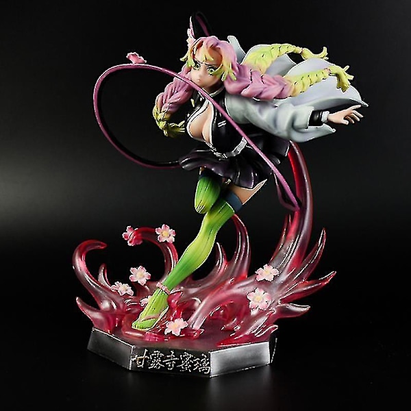 Anime Figurine Modell Demon Slayer Kimetsu No Yaiba Kanroji Mitsuri Figurer Modell xh Multi-color 1 Pc