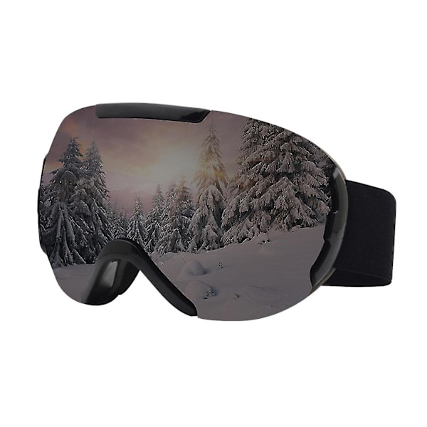 Vinterutstyr Ski Snowboard Briller UV-beskyttelse Briller Øyevern Black