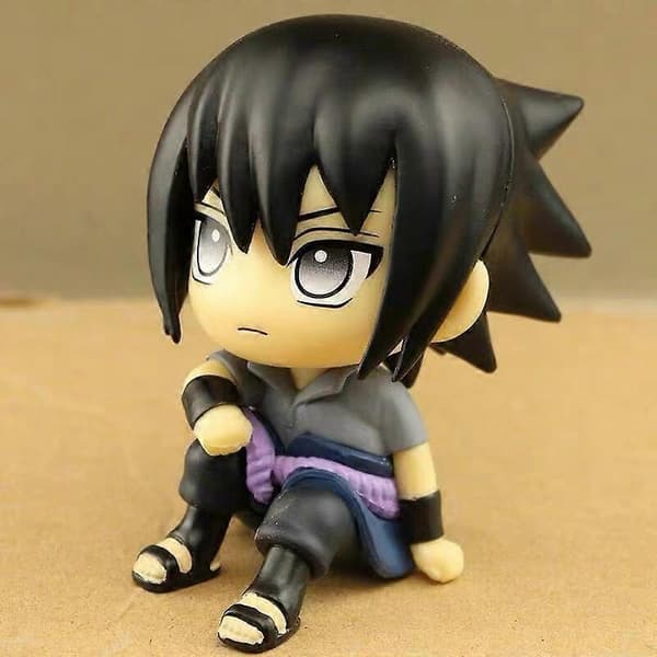 Naruto Kakashi Sasuke Itachi Anime Figur Legetøjsmodel[D] Sasuke