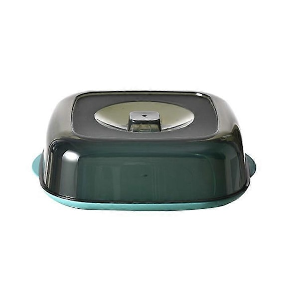 Mikroaaltouunin lautanen ja roiskesuoja helppokäyttöinen kansi ruoalle (BPA-vapaa, ei FDA-sertifikaattia)[D] Multicolor Blackish Green