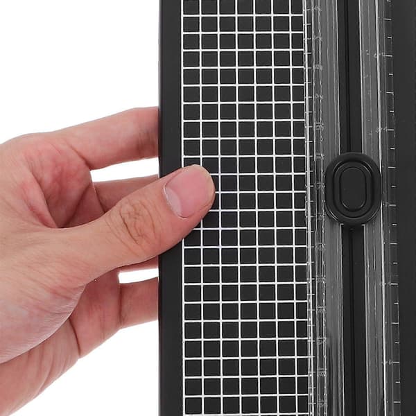 Papirkutterbrett Praktisk Papirkutter Usynlig Papirkutter Scrapbooking Papirkutter Bilder Kutter Håndverk Papirkutter[D] Black 8X6.5X0.25cm